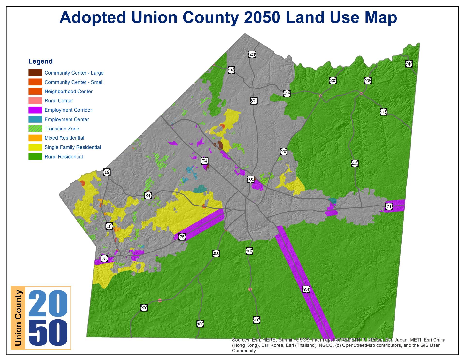 Adopted Union County 2050 LUP