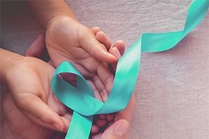 Cervical Cancer Awareness Ribbon